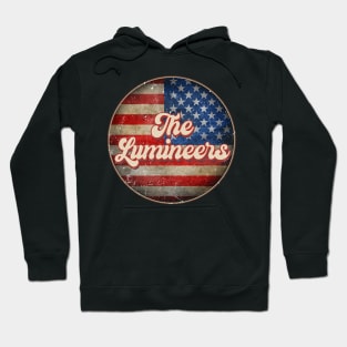 American Flag Personalized Lumineers Proud Name Birthday Hoodie